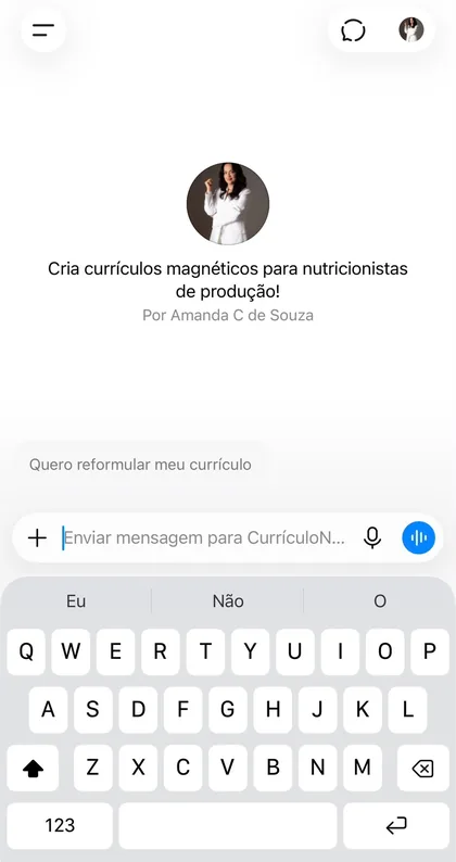 Tenha um currículo pronto em poucos minutos com a IA de currículos